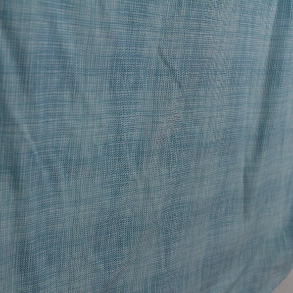 Bugatchi Shirt Men's XL (Size Tag Cut) Blue Long Sleeve Classic Fit - Picture 12 of 16